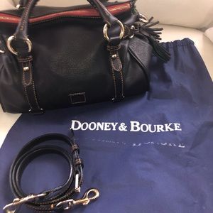 Authentic Dooney & Bourke Black Satchel. WITH Tags